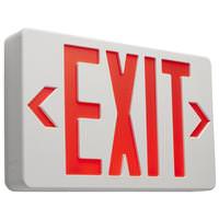 Nuvo Lighting 2.5 watt 120/277 volt White Panel / Red Letters LED Exit Sign