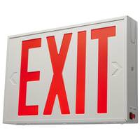 Nuvo Lighting 2 watt 120/277 volt White Panel / Red Letters LED Exit Sign