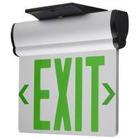 Nuvo Lighting 2.9 watt 120/277 volt Clear Panel / Green Letters LED Exit Sign