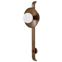 Nuvo Lighting 1 Lamp 120 volt Wall Sconce Natural Brass Wall Sconce