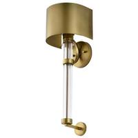 Nuvo Lighting 1 Light 120 volt Natural Brass Teagon Wall Sconce Fixture