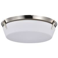 View 4 Light Brushed Nickel Rowen Indoor Flush Mount Light Fixture