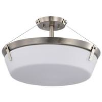 Nuvo Lighting 4 Light Brushed Nickel Rowen Semi Flush Mount Light Fixture