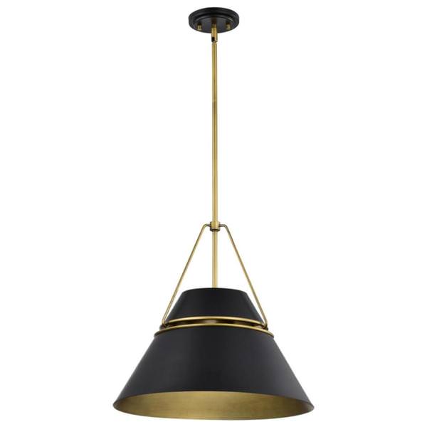 3 Lamp Matte Black Adina Indoor Pendant Light Fixture