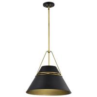 Nuvo Lighting 3 Lamp Matte Black Adina Indoor Pendant Light Fixture