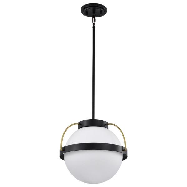 1 Lamp Matte Black Lakeshore Indoor Pendant Light Fixture