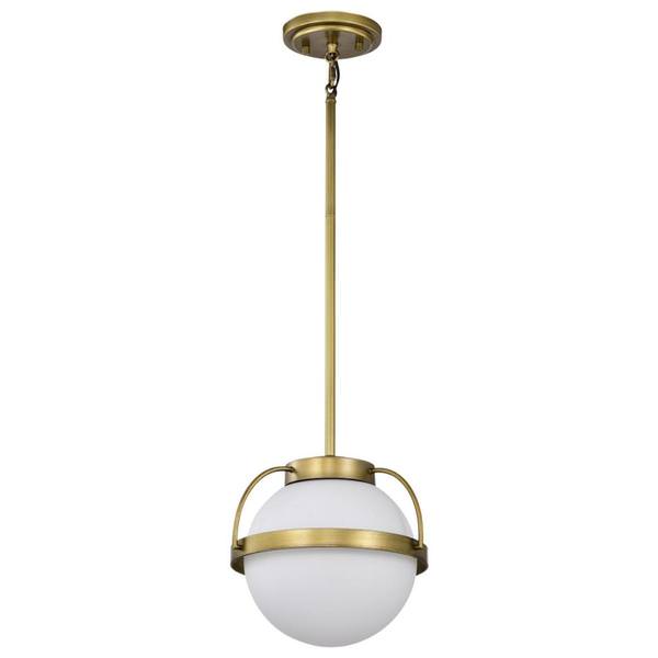 1 Lamp Natural Brass Lakeshore Indoor Pendant Light Fixture