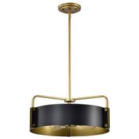 View 4 Light Matte Black Altos Indoor Pendant Light Fixture