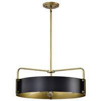 View 5 Light Matte Black Altos Indoor Pendant Light Fixture