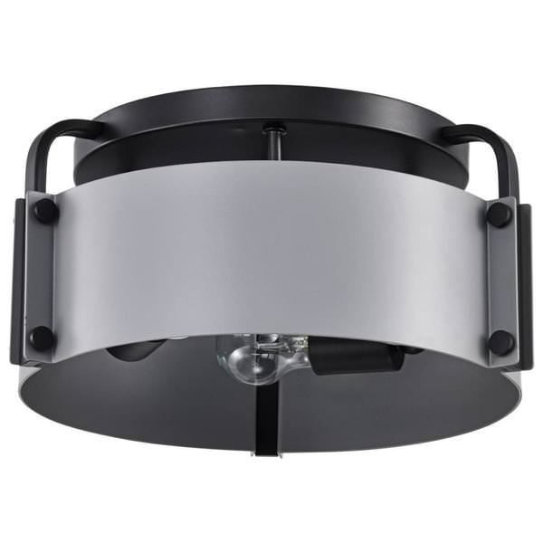 3 Light Matte Gray Altos Indoor Semi Flush Mount Fixture