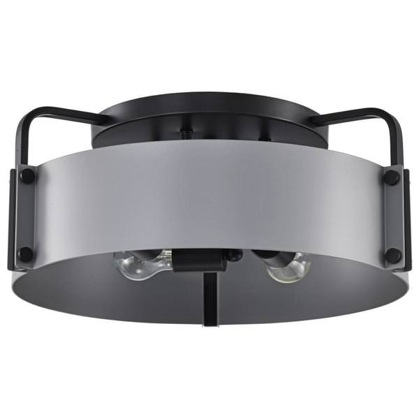 4 Lamp Matte Gray Altos Indoor Semi Flush Mount Fixture