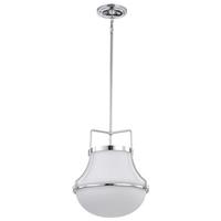View 1 Light Polished Nickel Valdora Indoor Pendant Light Fixture