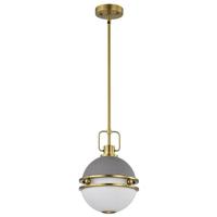 Nuvo Lighting 1 Lamp Matte Gray Everton Indoor Pendant Light Fixture