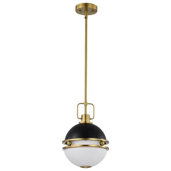 1 Light Matte Black Everton Indoor Pendant Light Fixture