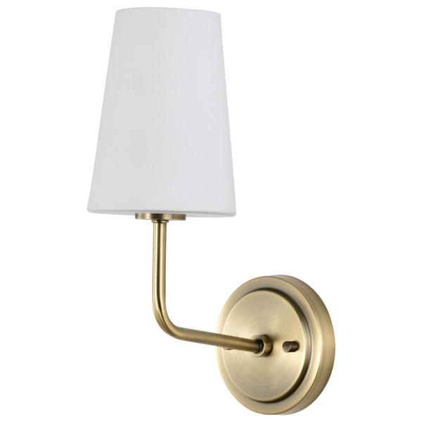 1 Light Vintage Brass Cordello Indoor Wall Sconce Light Fixture