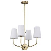 Nuvo Lighting 4 Light Vintage Brass Cordello Indoor Chandelier