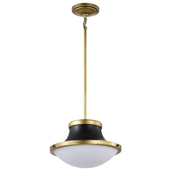 1 Light Matte Black Lafayette Indoor Pendant Light Fixture