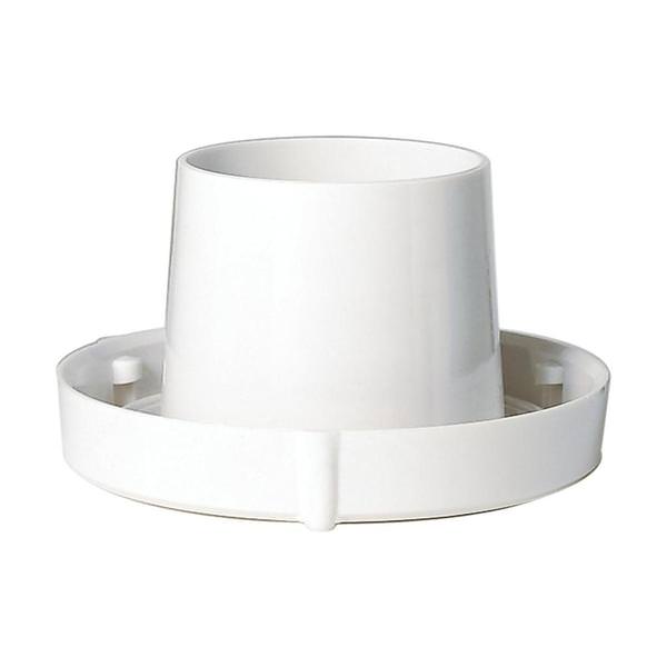 4" White Twist Lock Holder