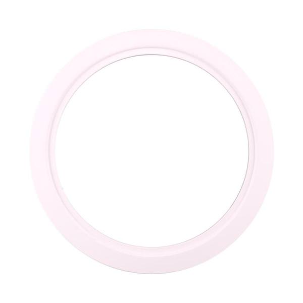 6" White Round Goof Ring for Remote Driver Installation