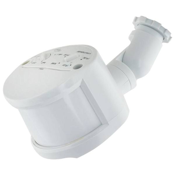 120 volt White Add on Motion Sensor for Flood Light Fixtures