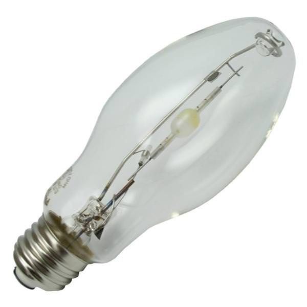 70 watt BD17 Medium Screw Base 3000K Natural White Clear Metal Halide