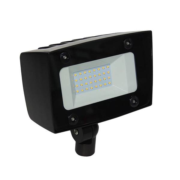 20 watt 120/277 volt 4000K Cool White Knuckle Mount Bronze LED Flood Light