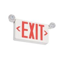 Philips 2/1 watt 3.6 volt White Panel / Red Letters Exit/Emergency Light