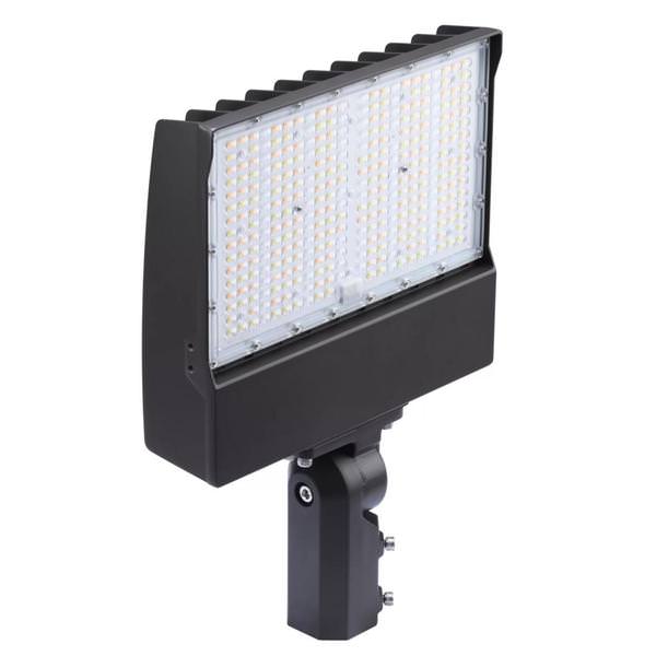 Selectable watt 120/347 volt CCT Selectable Slipfitter Mount Bronze LED Flood Light