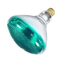 Philips 100 watt 120 volt BR38 Medium Screw Base Green Flood