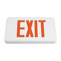 Philips White Panel / Red Letters LED Exit Light