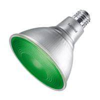 Philips 13.5 watt 120 volt PAR38 Medium Screw Base Green LED Light Bulb