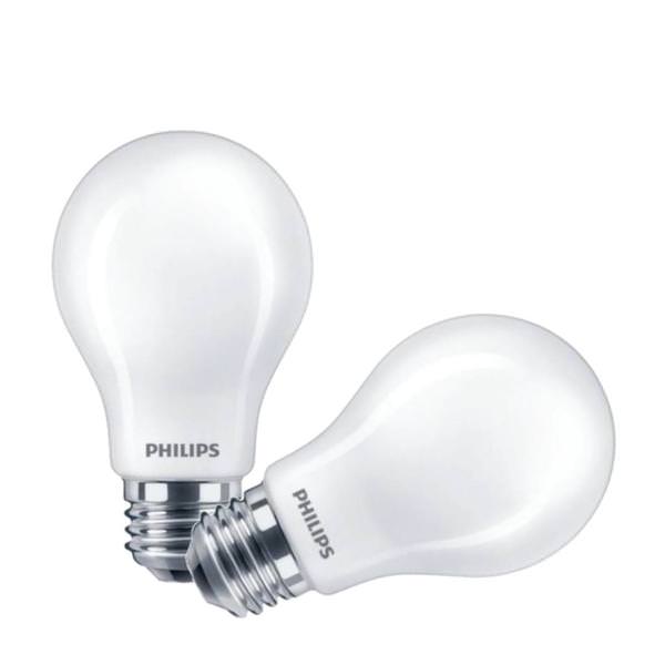 8 watt 120 volt A19 Medium Screw Base 2700K Warm White LED Light Bulb (2 Pack)