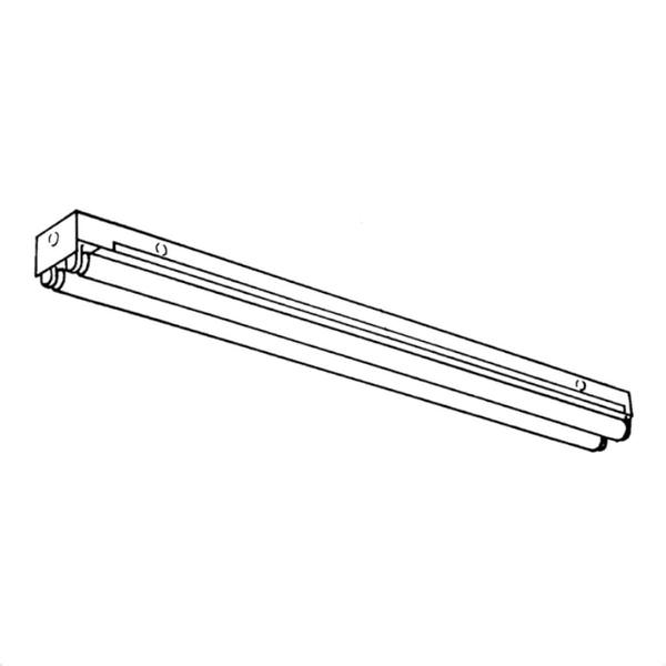 2 Lamp 32 watt 120/277 volt Lighting Fixture for T8 Tubes