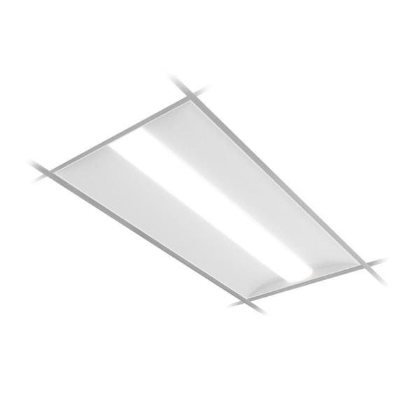 1' x 4' 120/277 volt FluxGrid 3500K Neutral White LED Flat Panel