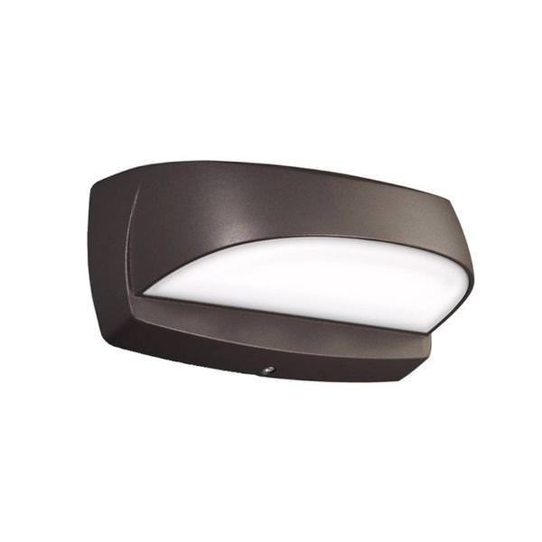 10 watt 120/277 volt 4000K Cool White LytePro Dark Gray LED Scone Light Fixture