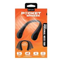 Premier Black Pocket Breeze Bladeless Rechargeable Neck Fan