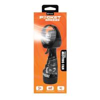 Premier Black Pocket Breeze Portable Misting Fan