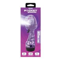 Premier Purple Pocket Breeze Portable Misting Fan