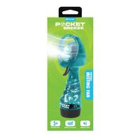 Premier Blue Pocket Breeze Portable Misting Fan