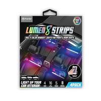 Premier 16 Color 5 Mode LED Interior Car Light with Remote (4 Pack)