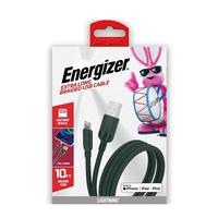 Energizer 10' Braided USB Gray Lightning Cable