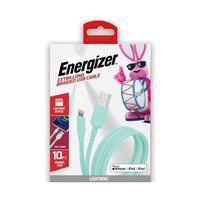 Energizer 10' Braided USB Teal Lightning Cable