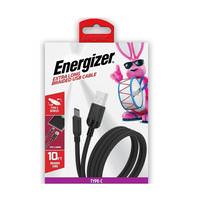 Energizer 10' USB Braided Black Type-C Cable