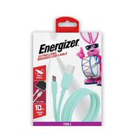 Energizer 10' USB Braided Teal Type-C Cable