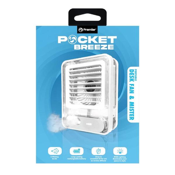 White RGB - Desk Fan and Mister