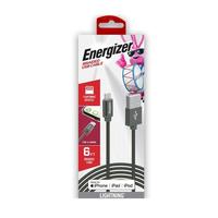 Energizer 6' Braided Gray USB Lightning Cable