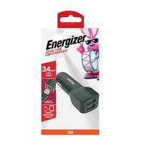 Energizer 3.4 Amp Gray Dual USB Charger