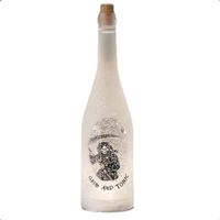 Roman 12" Lighted Grim and Tonic Bottle Battery Operated Swirl Lantern