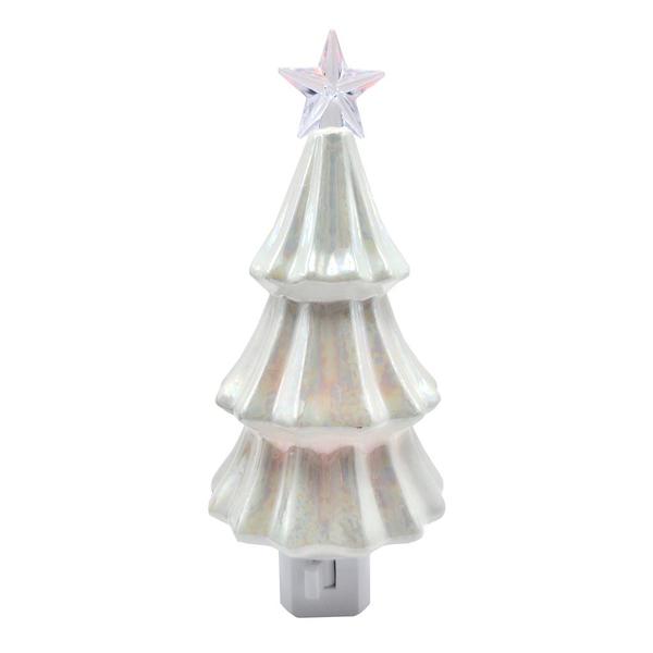 7.3" Christmas Tree Iridescent Night Light