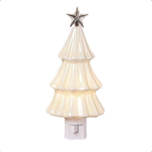 7.3" Christmas Tree Iridescent Night Light